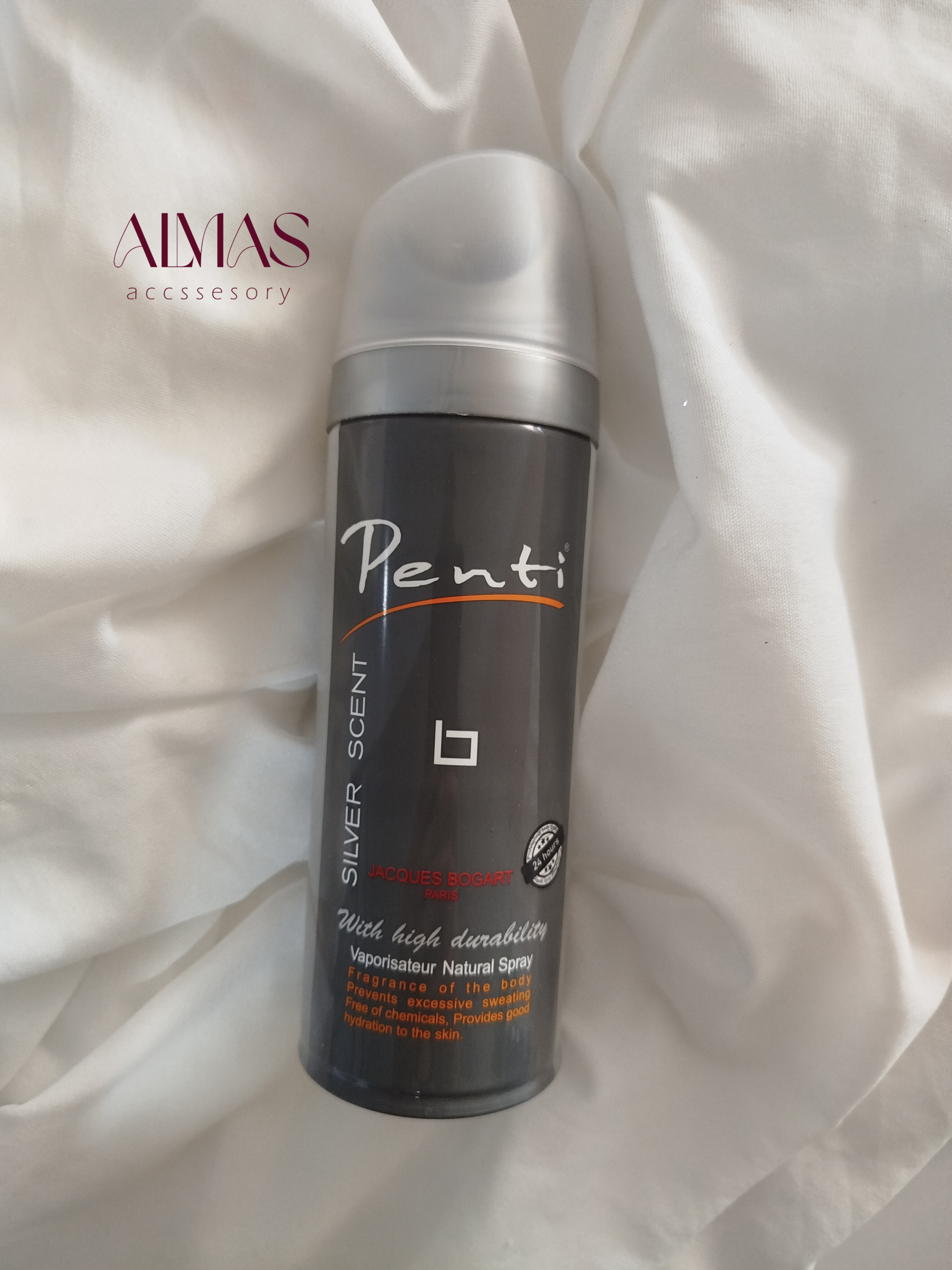 اسپری خوشبو کننده بدن پنتی مدل سیلورسنت بوگارت