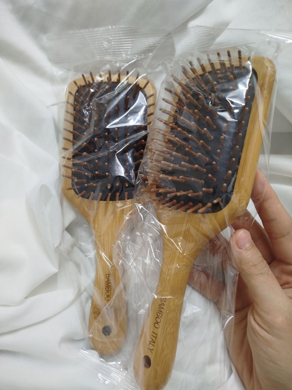 برس چوبی سایز بزرگ زنانه و مردانه