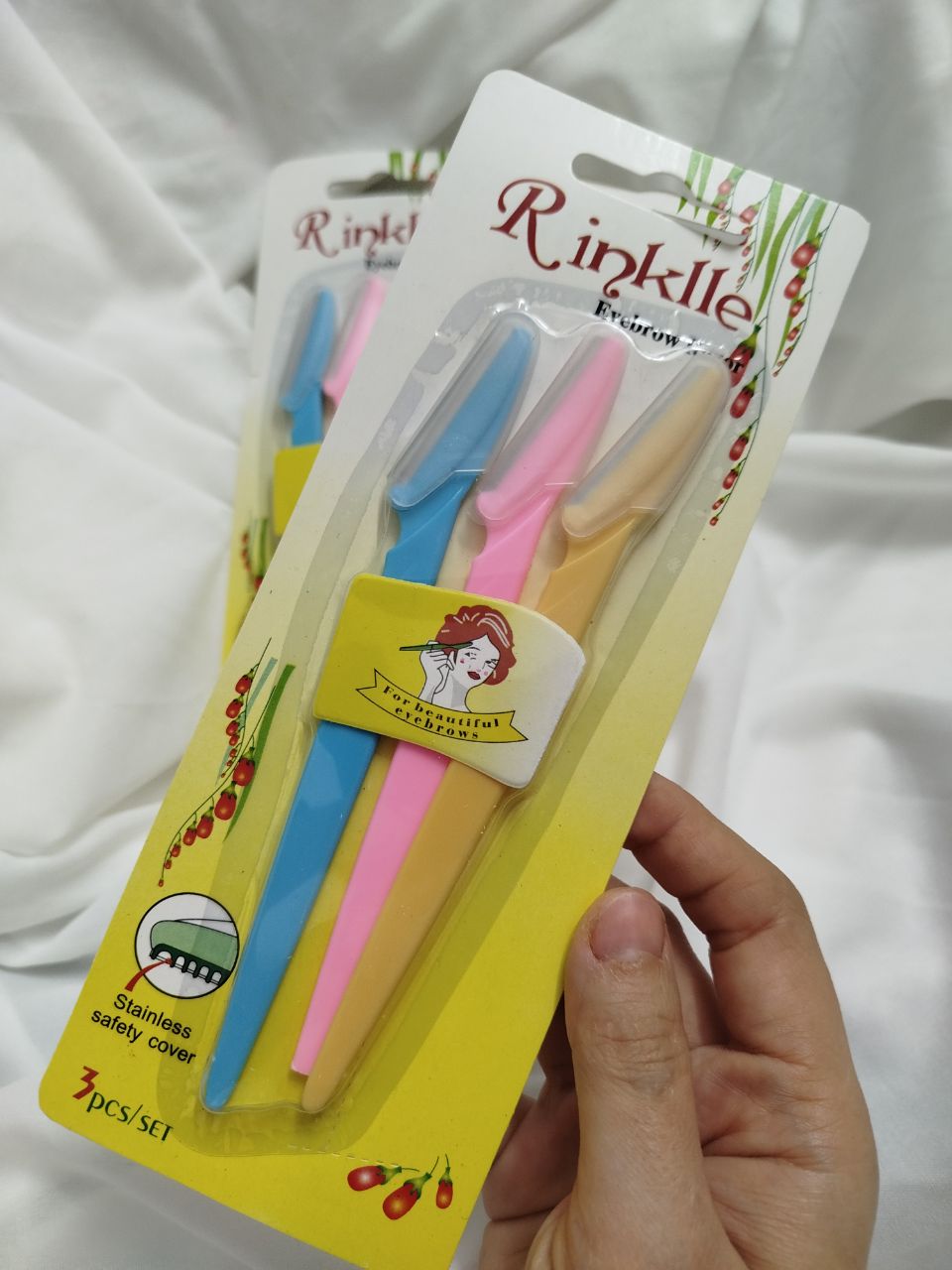 تیغ سه عددی اصلاح صورت و ابرو تینکل