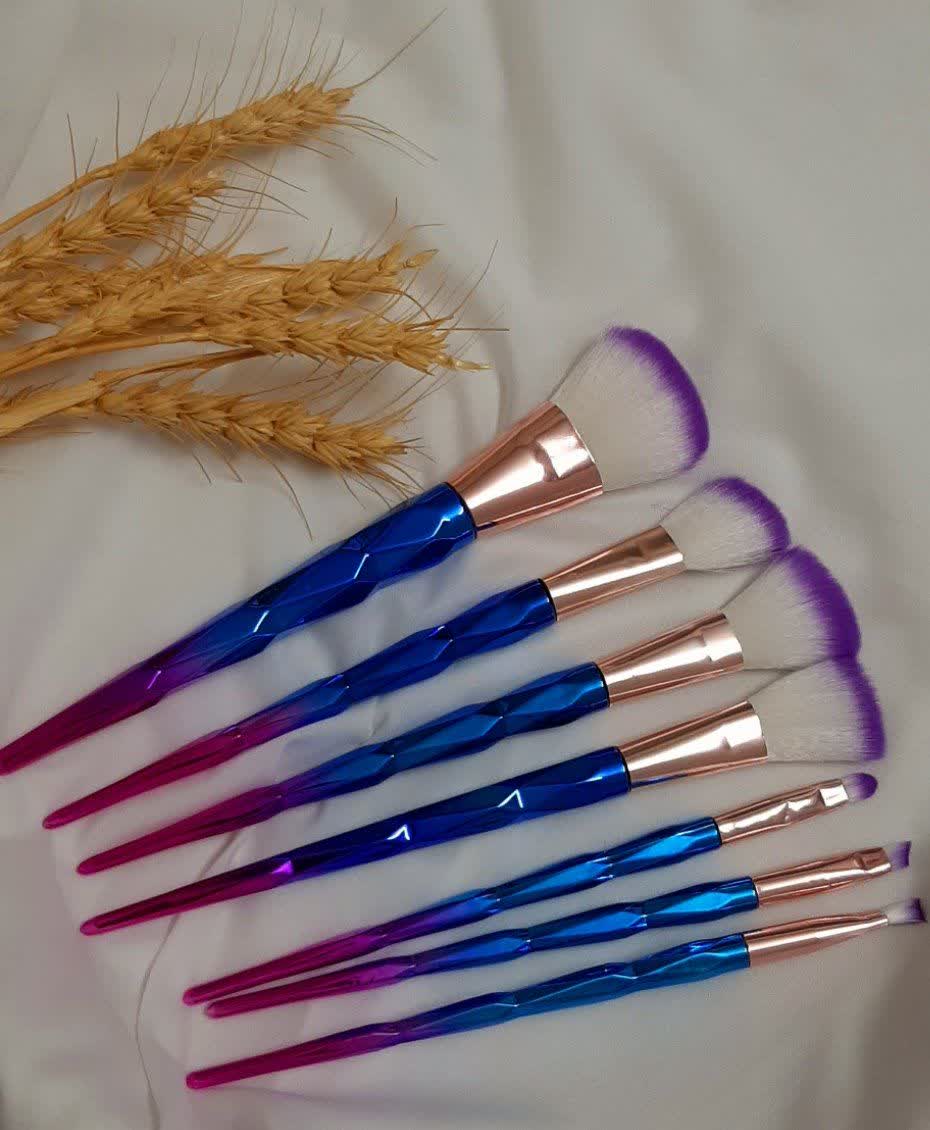 ست براش ۷ تیکه دسته الماسی